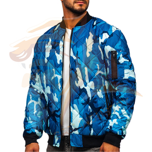 Hot Selling Custom Logo Embroidered Bomber Winter Jacket High Quality <b>Waterproof</b> <b>Warm</b> Bomber Winter Jacket - Product Image 5