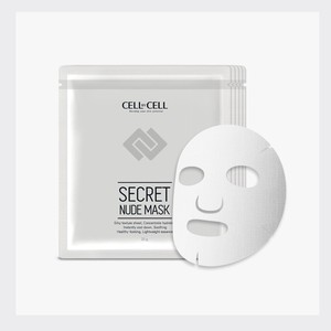 แผ่นมาส์กหน้าเกาหลี K-Beauty Cell By Cell Secret Nude Mask 5 แผ่น ผลิตในเกาหลี 23 กรัม บำรุงผิวหน้า - Product Image 6