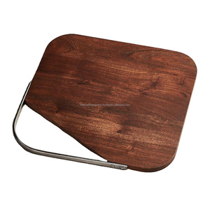 Ustensiles de cuisine Plateau à découper Bois d'acacia véritable Finition naturelle Biens environnementaux Grand bloc de bois Planche à découper et charcuterie - Product Image 1