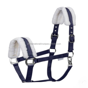Produits de selle de course de chevaux équestres rembourrage confortable et coutures durables licou de cheval en nylon dans de nombreuses couleurs et tailles - Product Image 3