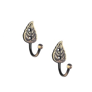 Porte-manteau, porte-sacs et porte-serviettes mural en acier inoxydable à double crochet, résistant à la rouille, pour la maison et le bureau - Product Image 6