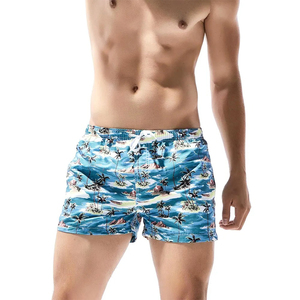 Shorts de bain bleus pour hommes, shorts de plage décontractés, légers, shorts de bain d'été pour la piscine, shorts de bain de haute qualité pour hommes - Product Image 4