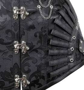 Corsets Vintage pour Femmes, Sexy, Sculptants, Respirants, Modernes, en Brocart, pour Grandes Tailles - Product Image 4