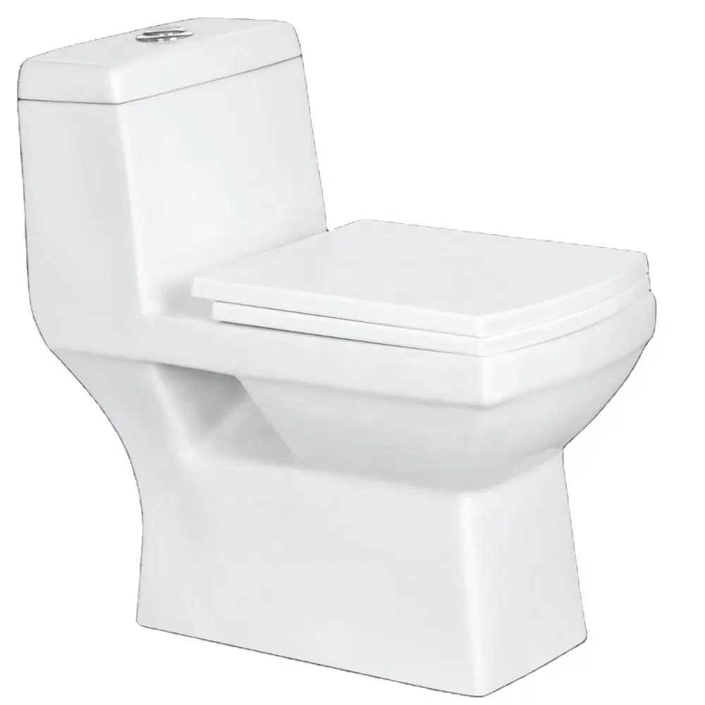 Keramik WC Terpasang Di Lantai Populer Satu Buah Toilet Wastafel Warna Putih Lemari Air Monobloc Commode Grosir Harga Pasar