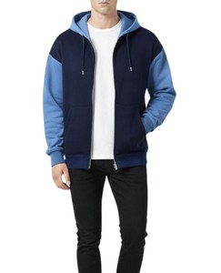 Sudadera con Capucha para Hombre OEM, Diseño Color Block, Corte Regular, 100% Algodón, Felpa Francesa, Informal, para Otoño, con Bolsillos - Product Image 6