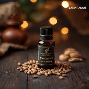 Fabricant et fournisseur en gros d'huile essentielle de cardamome 100% naturelle à base de graines, ODM/OEM, prix de gros, export - Product Image 2