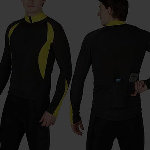 Jersey de Ciclismo Térmico Personalizado de Alta Calidad para Hombre, Transpirable, de Manga Larga, con Técnicas de Impresión, Ropa de Invierno - Product Image 3