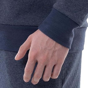 Sudadera de Punto para Hombre, Cuello Redondo, Color Sólido, Corte Regular, Material de Algodón, Estilo Casual para Otoño, Nueva Llegada, Servicio OEM ODM - Product Image 4