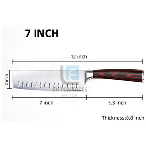 Cuchillos de Cocina de Nuevo Estilo Más Vendidos, Cuchillos de Cocina de Marca Privada, Cuchillos de Cocina de Tamaño Personalizado - Product Image 3