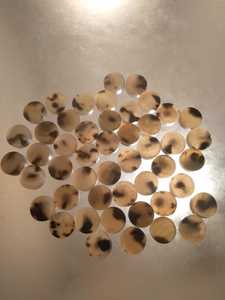 Eco-Friendly Raw Natural Black Buffalo Horn <b>Buttons</b> with Antique Imitation Finish for <b>Blazers</b> Jackets and Coats - Product Image 4