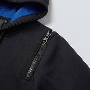 Sweat à capuche pour homme de qualité supérieure, 100% coton pur, tissu polaire épais, motif uni, coupe ample, OEM/ODM disponible - Product Image 3