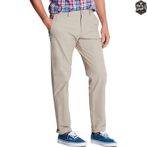 Pantalon chino pour homme personnalisé, léger, décontracté, coupe slim, extensible, en coton kaki, séchage rapide, pantalon de bureau, pantalon de travail - Product Image 1
