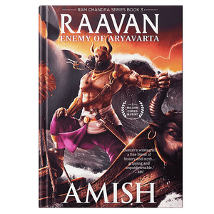 Raavan, l'ennemi d'Aryavrata, par l'auteur Amish Tripathi, impression de livre broché personnalisé à couverture souple - Product Image 1