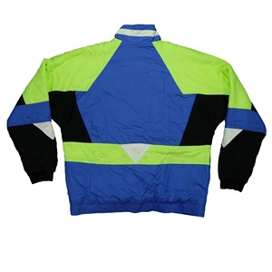 Chaqueta Cortavientos Personalizada para Hombre, Estilo Vintage Retro, con Cierre, Cuello Alto, Logotipo Frontal, para Otoño y Actividades al Aire Libre - Product Image 2