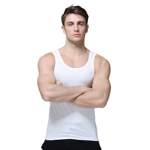 Camiseta Deportiva OEM Singlet Y Back para Hombre, de Algodón y Elastano, para Fisicoculturismo - Product Image 6