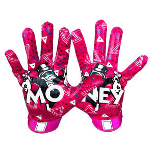 Nouveaux gants de football américain respirants, protection des mains, design personnalisé, graphismes imprimés, haute adhérence, entraînement, latex - Product Image 3