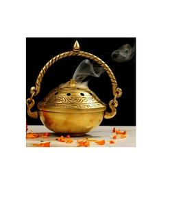 Quemador de Incienso Metálico Vintage que Aporta Encanto del Mundo Antiguo a los Espacios Modernos - Product Image 1