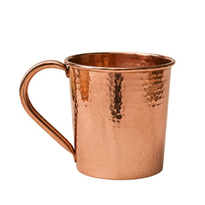 Handcrafted Hammered Moscow Mule <b>Copper</b> <b>Mug</b> with Brass Handle Food Safe Metal Beer <b>Mug</b> for Cocktail and Iced Beverages - Product Image 3