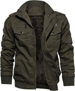 Veste Homme Hiver Décontractée Respirante en Polyester à Col Montant Zippé de Haute Qualité – Personnalisable - Product Image 5