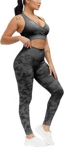 Conjunto de Yoga de 3 Piezas para Mujer Más Vendido 2026: Leggings Sin Costuras, Sujetador Deportivo y Chaqueta Corta - Product Image 5