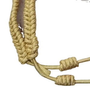 Aiguillette de Alambre Dorado y Plateado de Moda, Banda Personalizada con Dos Borlas, Cordón para Vestido Ceremonial 2026, Aiguilletes - Product Image 3