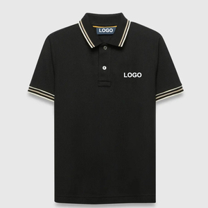 Camiseta de Manga Corta para Hombre, 100% Algodón, Lisa, Suave, Informal, Transpirable, Corte Regular, para Golf, Tenis, Uniforme Escolar - Product Image 4