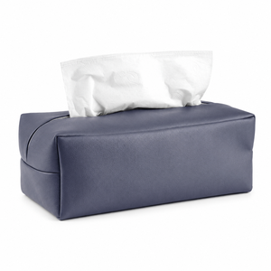 Boîte à mouchoirs en cuir de luxe avec logo personnalisé, design rectangulaire, porte-serviettes en papier pour hôtel, maison, voiture, décoration - Product Image 1