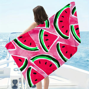 Serviettes de plage en microfibre de qualité supérieure, design le plus récent, légères, vente en gros, serviettes de plage et de piscine - Product Image 4