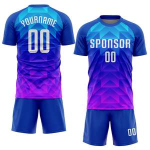 เสื้อฟุตบอลสโมสรแบบยูนิเซ็กซ์ ปี 2024-2025 พร้อมโลโก้พิมพ์ลายแบบ Sublimation ชุดฟุตบอลแขนสั้นที่ปรับแต่งได้ - Product Image 5