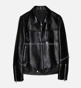 Chaqueta de cuero con estilo para hombre más vendida, chaqueta de cuero de diseño premium, chaqueta de cuero de motorista occidental para hombre de última moda para hombre - Product Image 1