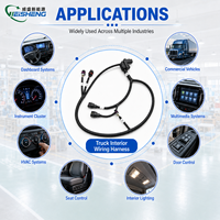 Kabel Konektor Internal TCU Kontrol Utama untuk Truk Otomotif Kustom, Konduktor Tembaga Murni, Selubung PVC, ISO9001