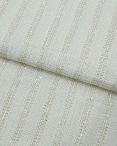 African Sequin Lace Fabric Beaded Embroidery Mesh Fabric Party Wear Wedding Dress Fabric Wholesale - Product Image 1
