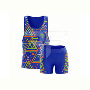 Uniforme Deportivo Unisex de Alta Calidad, Ligero, Transpirable, Antibacterial, 100% Poliéster, para Atletismo y Pista, con Logotipo Personalizado, de Secado Rápido - Product Image 2