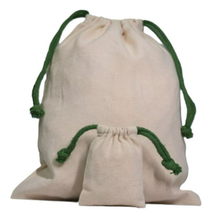 Sac en mousseline avec cordon de serrage, logo personnalisé OEM ODM, biodégradable, 100% coton, pour le shopping, le rangement et les cadeaux, recyclé - Product Image 5