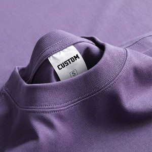 Direct Factory Men's Regular Fit Casual T-Shirt <b>Plain</b> Short Sleeve O-Neck 100% Cotton Jersey Solid Color Breathable Knitted - Product Image 2