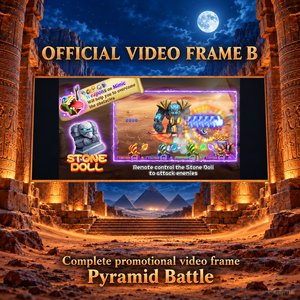 Kit de jeu I/O de troisième génération VGAME Pyramid Battle personnalisable avec logiciel de carte 5.6, garantie de 12 mois pour l'arcade à thème égyptien - Product Image 5