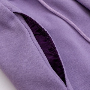 Fabricant OEM – Vente en gros de pantalons de jogging décontractés pour hommes, taille haute, avec fermeture éclair, en toile, broderie de logo personnalisée - Product Image 6