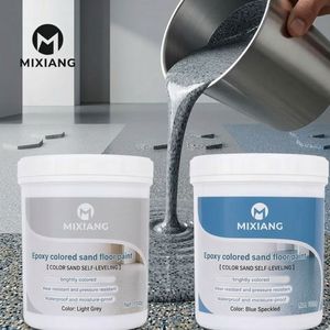 Industrial Epoxy Colored Sand Floor Boat <b>Paint</b> Liquid Coating UV Resistant Waterproof Strong Alkali Resistant Moisture MI XIANG - Product Image 1