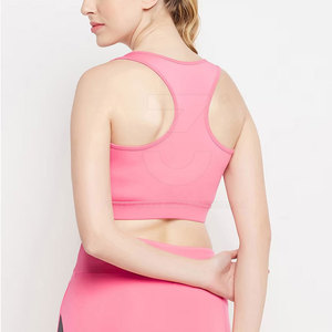 Nouvel Arrivage Soutien-gorge de Sport Simple pour Femme, Fort Maintien, Tissu Respirant Écologique, Couleurs Personnalisables sur le Devant, Tailles Variées, Service OEM/ODM - Product Image 4