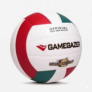 ลูกวอลเลย์บอล GAMEGAZER MS-VB-1022 PU ทนทาน น้ำหนักเบา ขนาด 5 น้ำหนัก 260-280 กรัม รอบวง 650-670 มม. เย็บด้วยเครื่องจักร ปรับแต่งได้ - Product Image 2