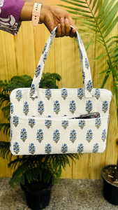 Funda Acolchada para Portátil de Algodón Hecha a Mano, Diseño Floral, Protectora, Organizador de Computadora, Bolsa Acolchada para Notebook, Proveedor de Exportación - Product Image 2