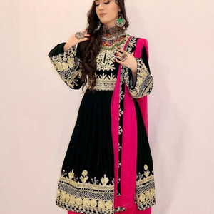 Robe maxi afghane Kuchi, broderie artisanale, vintage, ethnique, traditionnelle, tribale, robe de mariage formelle, robe afghane Kuchi - Product Image 6