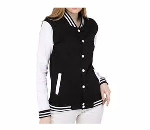Modern Womens Jacket High Quality Varsity Jacket Breathable Comfortable Winter Warm Casual Street Fashion Custom Logo Embroidery - Product Image 2