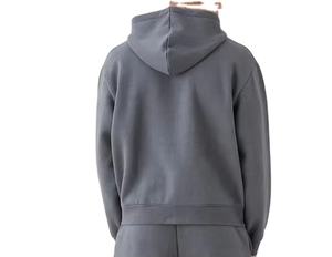 Top Notch Men's Style Full <b>Sleeve</b> <b>Hoodie</b> <b>Short</b> Set Winter Wear Hot Sale Solid Color Customized Design <b>Hoodie</b> <b>Short</b> Set - Product Image 6