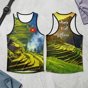 Custom Runner Tank Top OEM ODM Wholesale Quick Dry <b>Running</b> <b>Singlet</b> Manufacturer - Product Image 2