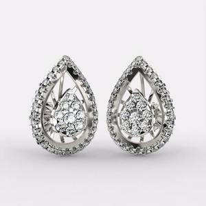Boucles d'oreilles pendantes de luxe en argent plaqué, diamants naturels certifiés IGI, pureté élevée, taille brillant, couleur E, pour femme, les plus vendues - Product Image 2