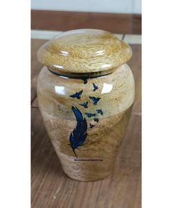 Urnas de Cremación de Madera Grabadas al Estilo Americano, Personalizadas al por Mayor, para Cenizas Humanas, con Luz LED, Duraderas y Personalizables - Product Image 3