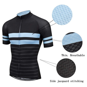 Nouvelle Arrivée Vêtements de Sport Respirants Personnalisés Combinaison de Cyclisme à Manches Courtes Uniforme de VTT Bretelles Confortables 100% Nylon Bas Prix - Product Image 2