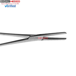 คีมหนีบหลอดเลือดดำแบบตรงและแบบโค้ง Rochester Pean Forceps ทำจากเหล็กกล้าไร้สนิม สำหรับการผ่าตัด ใช้สำหรับห้ามเลือดด้วยมือ - Product Image 3