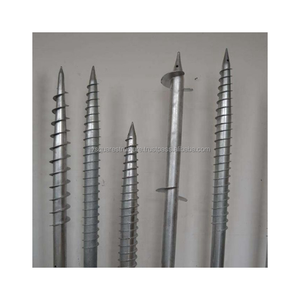 Heavy Duty Q235 Hot Dip Galvanized Ground Screw <b>Anchor</b> No Dig Helical Pile for Solar Mounting Systems - Product Image 1